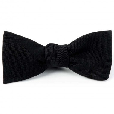 Papion self-tie negru